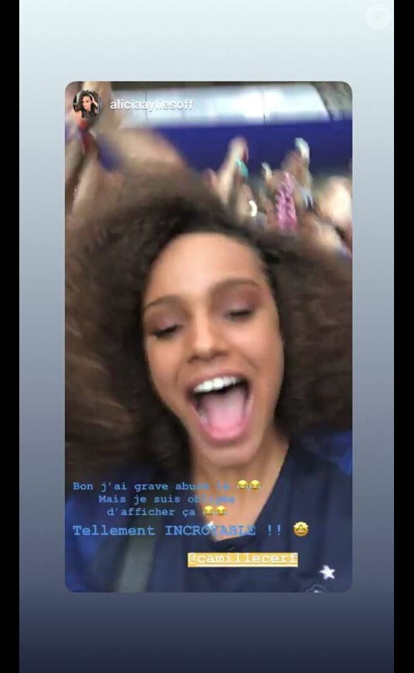 Les Miss France dans tout leurs états après la victoire de l'Equipe de France lors de la Coupe du monde 2018 - 15 juillet 2018