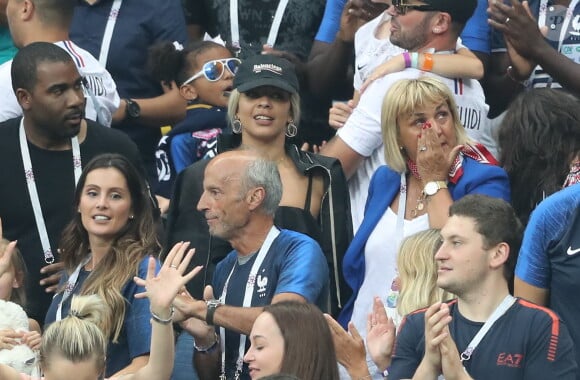 Isabelle Griezmann (mère d'Antoine Griezmann) - People au stade Loujniki lors de la finale de la Coupe du Monde de Football 2018 à Moscou, opposant la France à la Croatie à Moscou le 15 juillet 2018 © Cyril Moreau/Bestimage