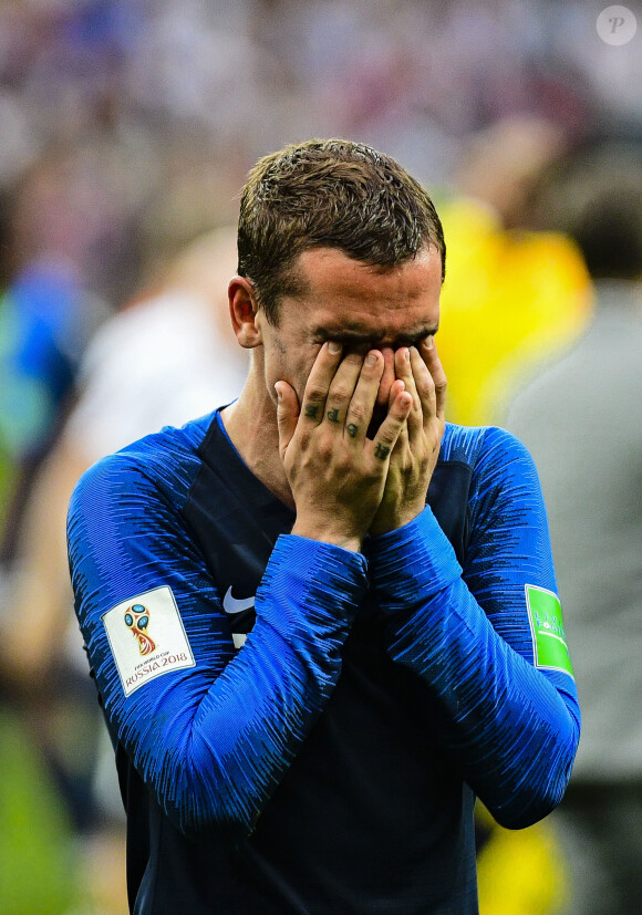 Antoine Griezmann - Finale de la Coupe du Monde de Football 2018 en Russie à Moscou, opposant la France à la Croatie (4-2) le 15 juillet 2018 © Moreau-Perusseau / Bestimage