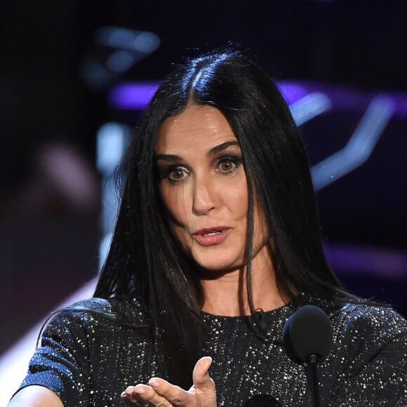 Demi Moore sur la scène du "Comedy Central Roast of Bruce Willis" au Hollywood Palladium à Los Angeles le 14 juillet 2018