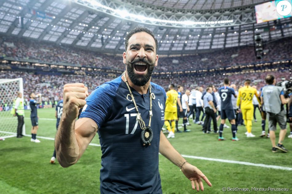 Adil Rami - Finale de la Coupe du Monde de Football 2018 en Russie à Moscou, opposant la France à la Croatie (4-2). Le 15 juillet 2018 © Moreau-Perusseau / Bestimage