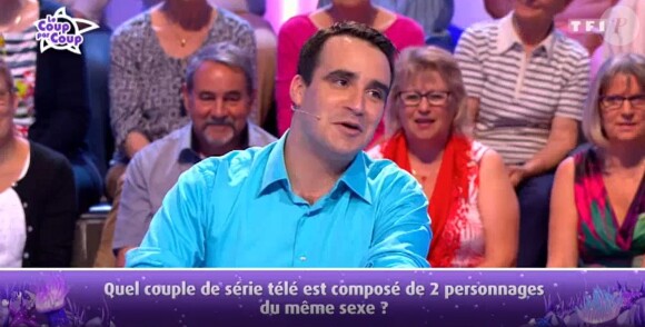 Le candidat Vincent a emprunté une chemise à Jean-Luc Reichmann dans "Les 12 coups de midi" - TF1