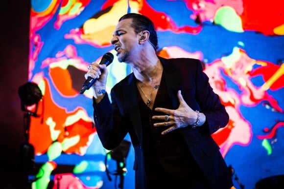 Dave Gahan et son groupe Depeche Mode en concert à Barolo en Italie. Le 2 juillet 2018