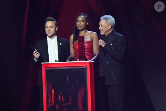 Olly Murs, Jennifer Hudson, Tom Jones - Soirée des 38ème Brit Awards (récompense musicale délivrée annuellement par la British Phonographic Industry depuis 1977) à l'O2 Arena à Londres, Royaume Uni, le 21 février 2018.