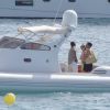 La fille de Sean Penn et Robin Wright, Dylan Penn et son petit ami Dara Shei en vacances à Ibiza, le 17 juillet 2018.