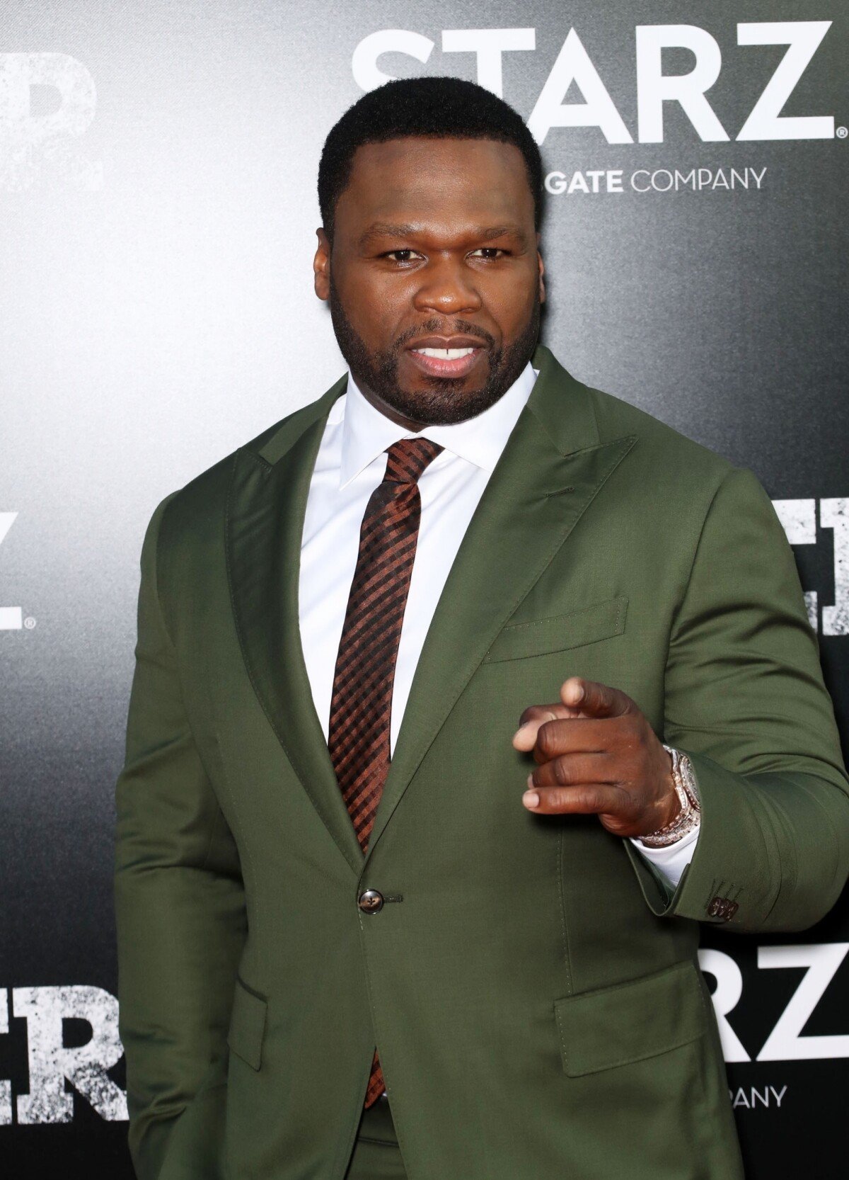 Photo : Curtis Jackson alias 50 Cent lors de la première de la série