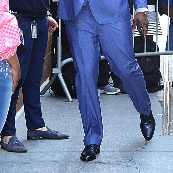 Curtis Jackson (50 Cent) arrive sur le plateau de l'émission "The View" à New York, le 17 juillet 2018.