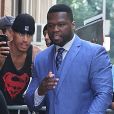 Curtis Jackson (50 Cent) arrive sur le plateau de l'émission "The View" à New York, le 17 juillet 2018.