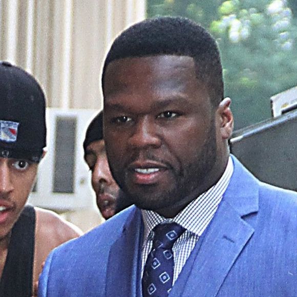 Curtis Jackson (50 Cent) arrive sur le plateau de l'émission "The View" à New York, le 17 juillet 2018.