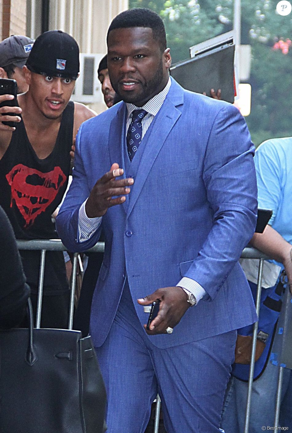 Curtis Jackson (50 Cent) arrive sur le plateau de l'émission The View à
