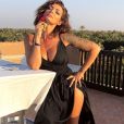 Emilie Nef Naf en robe sexy - Instagram, 27 juin 2018