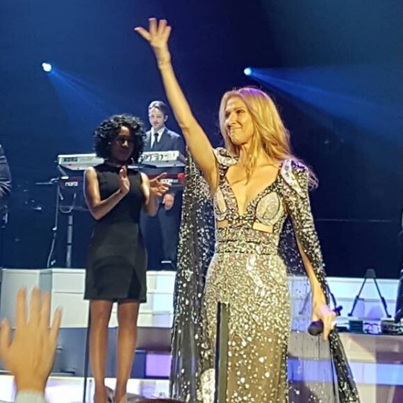 Céline Dion sur scène à Las Vegas le 22 mai 2018
