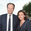 La maire de Paris Anne Hidalgo et son mari Jean-Marc Germain - Soirée du 90ème anniversaire de Line Renaud sur le Bateau Potel et Chabot "Pavillon Seine" à Paris le 2 juillet 2018. © Coadic Guirec/Bestimage
