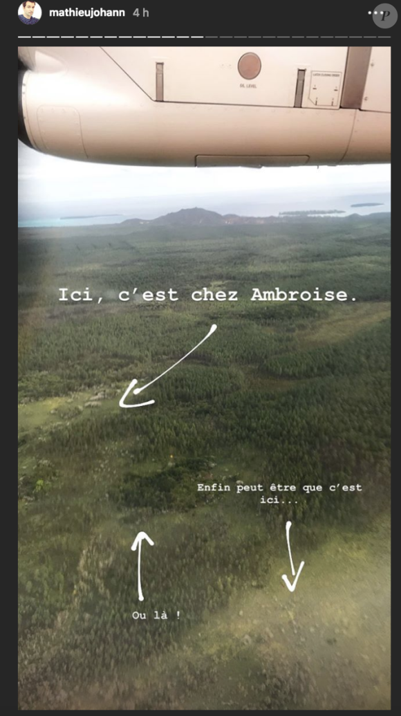 Mathieu Johann bouleversé pendant ses vacances en Nouvelle-Calédonie. Juillet 2018.