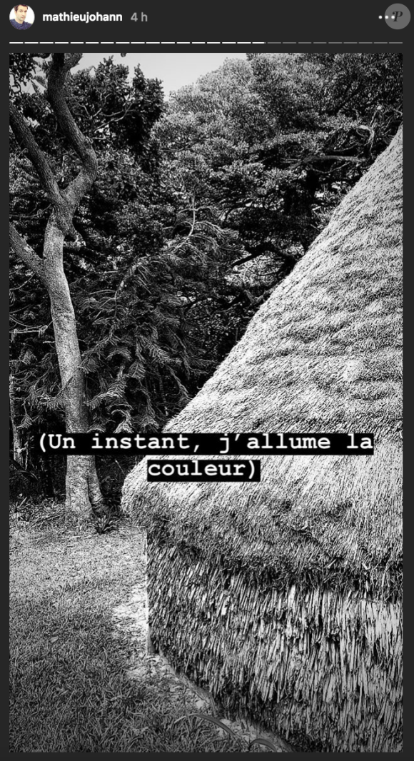 Mathieu Johann bouleversé pendant ses vacances en Nouvelle-Calédonie. Juillet 2018.