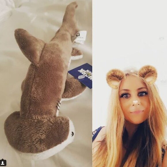 Marion Bartoli blonde sur Instagram le 21 juillet 2018.
