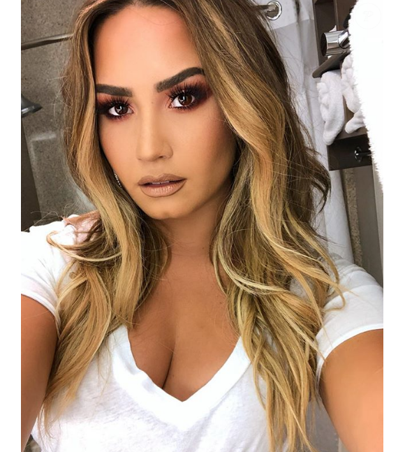 Demi Lovato. Juillet 2018.