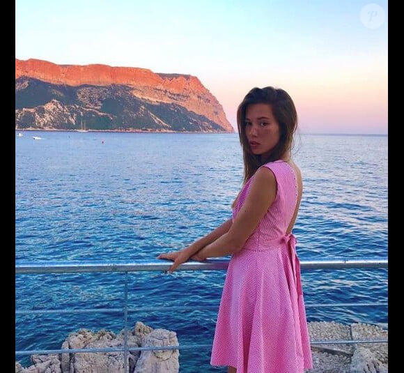Emilie Broussouloux en vacances dans le sud de la France - Instagram, 30 juillet 2018
