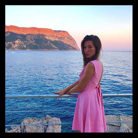 Emilie Broussouloux en vacances dans le sud de la France - Instagram, 30 juillet 2018