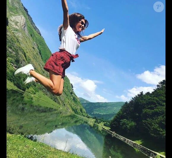 Emilie Broussouloux en vacances dans le sud de la France - Instagram, 28 juillet 2018