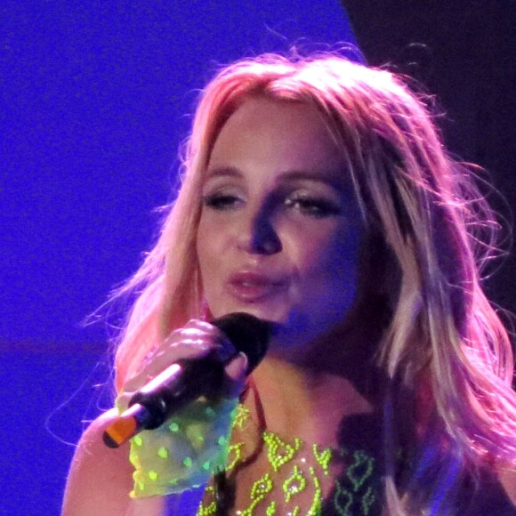 Exclusif - Britney Spears en concert au Planet Hollywood à Las Vegas le 15 février 2015.