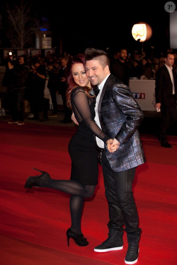 Chris Marques et sa fiancée Jaclyn Spencer - 16ème édition des NRJ Music Awards à Cannes. Le 13 décembre 2014