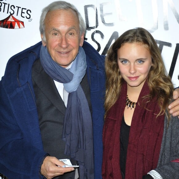 Patrice Laffont et sa fille Mathilde - 51eme Gala de l'Union Des Artistes au Cirque Alexis Gruss a Paris le 12 Novembre 2012.