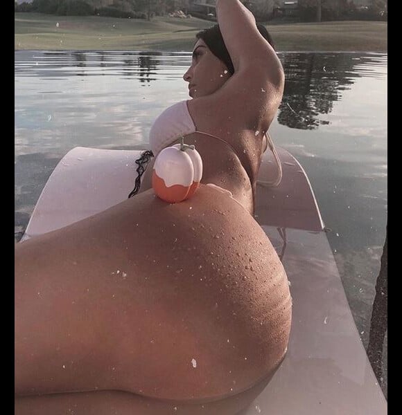 Kim Kardashian. Juillet 2018.