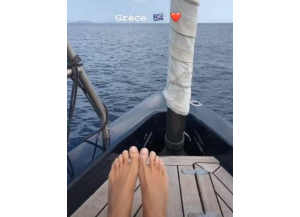 Photo : Laura Smet a posté des photos et des vidéos de son voyage en Grèce  sur Instagram. Août 2018. - Purepeople