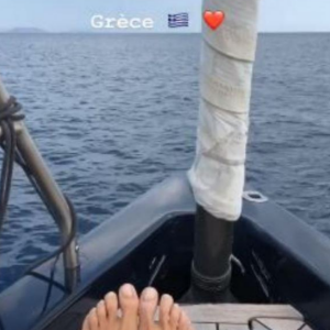 Laura Smet a posté des photos et des vidéos de son voyage en Grèce sur Instagram. Août 2018.