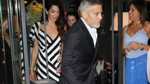 Amal et George Clooney : Couple chic pour sa première sortie après l'accident