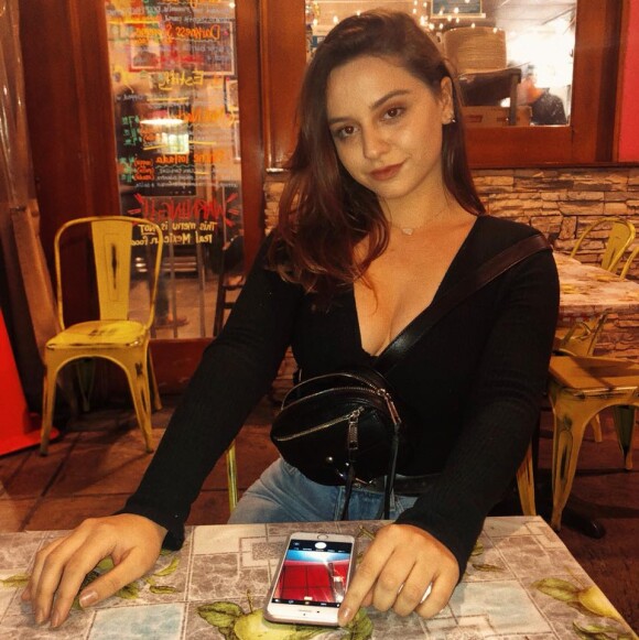 La petite amie de Noe Elmaleh, Emma Amrani. Mai 2018.