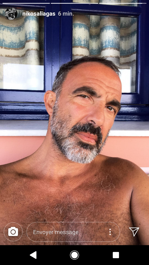 Nikos Aliagas dévoile une photo de lui en vacances - Instagram, 7 août 2018