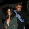 Exclusif - Kourtney Kardashian et son compagnon Younes Bendjim sont allés fêter l'anniversaire de Tristan Thompson à Beauty & Essex à Hollywood, le 10 mars 2018