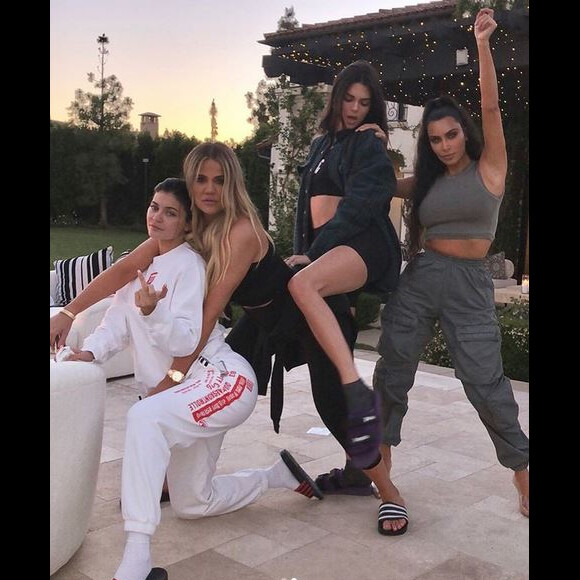 Kylie Jenner, Khloé Kardashian, Kendall Jenner et Kim Kardashian. 2018.