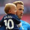 Harry Kane et sa fille Ivy Jane. Mai 2018.