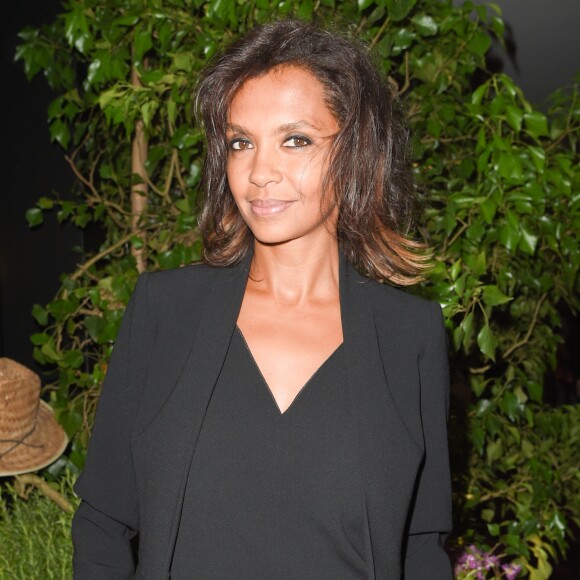 Karine Le Marchand - Inauguration du nouveau lieu éphémère végétal "Le jardin de Joy" sur la terrasse de l'hôtel Barrière Le Fouquet's à Paris le 7 juin 2018. © Coadic Guirec-Rachid Bellak/Bestimage