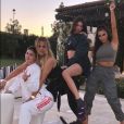 Kylie Jenner, Khloé Kardashian, Kendall Jenner et Kim Kardashian. 2018.