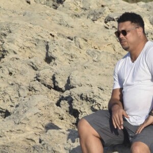 Exclusif - Ronaldo passe ses vacances à Formentera en Espagne le 21 juillet 2018.