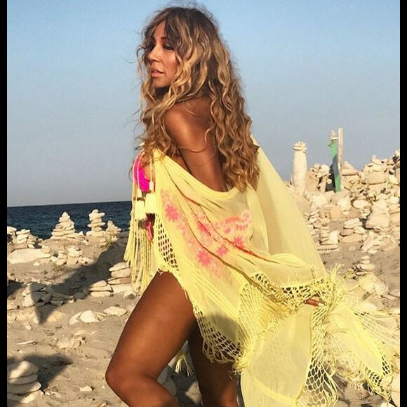 Cathy Guetta à Formentera. Mars 2018.