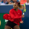 Serena Williams a battu Daria Gavrilova (6-1, 6-2) au 1er tour du tournoi de Cincinnati, Ohio, Etats-Unis, le 13 août 2018.