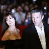 Monica Bellucci et Vincent Cassel à Rome le 23 octobre 2010.