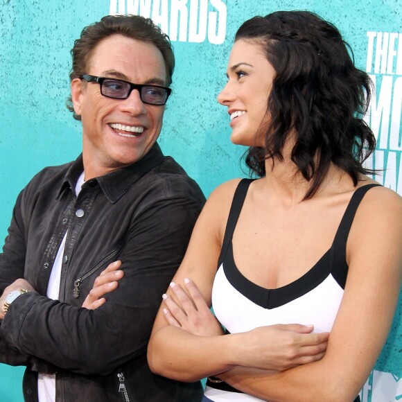 Jean Claude Van Damme et sa fille Bianca à la soirée des MTV Movie Awards à Los Angeles le 3 juin 2012.