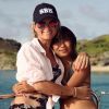 Laeticia Hallyday avec sa fille Jade à Saint-Barthélemy. Instagram, 26 août 2017.