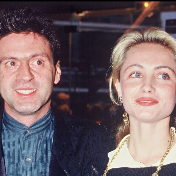 Emmanuelle Béart et Daniel Auteuil au Festival de Cannes en 1985.