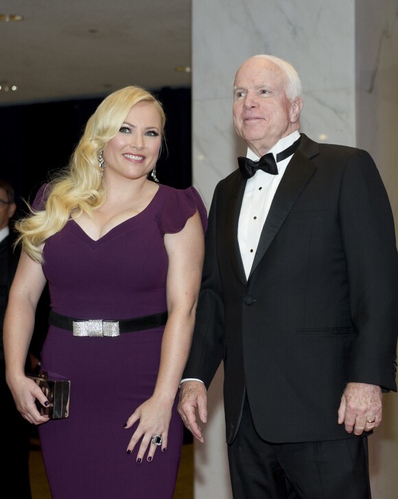 Joe McCain avec sa fille Meghan au dîner des correspondants de la Maison Blanche le 3 mai 2014