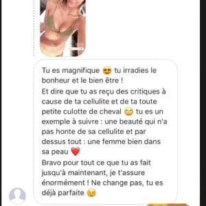 Camille Cerf saluée par les internautes pour s'afficher au naturel sur les réseaux sociaux - Instagram, 28 août 2018