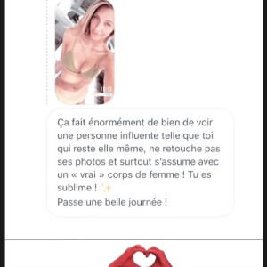 Camille Cerf saluée par les internautes pour s'afficher au naturel sur les réseaux sociaux - Instagram, 28 août 2018