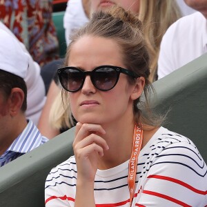 Kim Sears, femme d'Andy Murray dans les tribunes lors des internationaux de France de Roland Garros à Paris, le 30 mai 2017. © - Dominique Jacovides - Cyril Moreau/ Bestimage