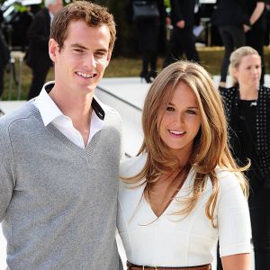 Andy Murray et Kim Sears à un défilé Burberry en septembre 2012 à Londres.